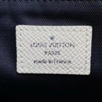 Louis Vuitton LV Unisex New Flap Messenger Beige Taiga Cowhide Leather – Image 9