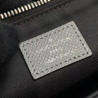 Louis Vuitton LV Unisex New Flap Messenger Grey Taiga Cowhide Leather