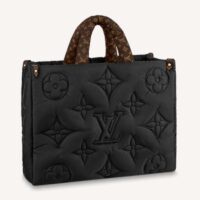 Louis Vuitton LV Unisex OnTheGO GM Tote Bag Black Econyl