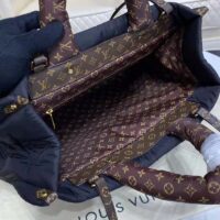 Louis Vuitton LV Unisex OnTheGO GM Tote Bag Black Econyl