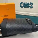 Louis Vuitton LV Unisex Steamer Backpack Black Monogram Eclipse Canvas - immagine 4