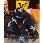 Louis Vuitton LV Unisex Studdy Reykjavik Scarf Black Cashmere Monogram - Bild 3