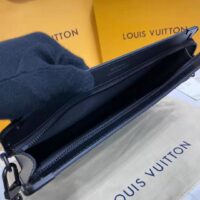 Louis Vuitton LV Unisex Trunk Pouch Black Monogram Eclipse Canvas Leather (2)