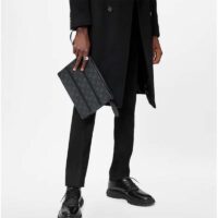 Louis Vuitton LV Unisex Trunk Pouch Black Monogram Eclipse Canvas Leather (2)