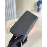 Louis Vuitton LV Unisex Zippy Organizer Wallet Taiga Leather Black Noir - Imagen 2