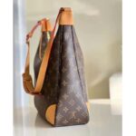 Louis Vuitton LV Women Boulogne Handbag Beige Brown Monogram Coated Canvas – Image 4