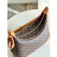 Louis Vuitton LV Women Boulogne Handbag Beige Brown Monogram Coated Canvas