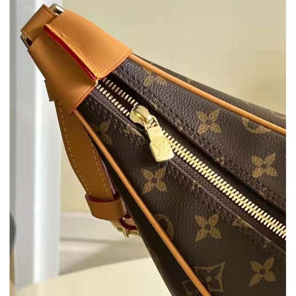Louis Vuitton LV Women Boulogne Handbag Beige Brown Monogram Coated Canvas (5)