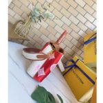 Louis Vuitton LV Women Capucines BB Handbag Red Calfskin Canvas - Image 4