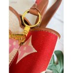 Louis Vuitton LV Women Capucines BB Handbag Red Calfskin Canvas - Image 7