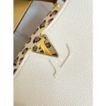 Louis Vuitton LV Women Capucines MM Handbag Cream Taurillon Leather - Image 10