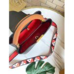 Louis Vuitton LV Women Capucines MM Handbag Noir Black Rouge Taurillon Leather - immagine 6