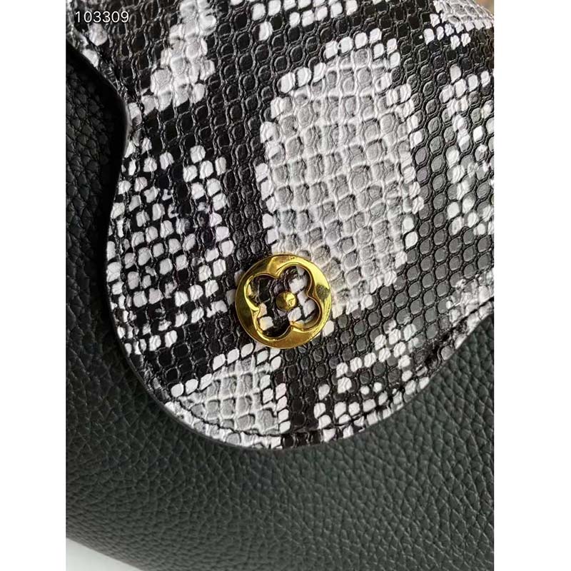 Louis Vuitton Python-Trimmed Taurillon Capucines Mini w/ Strap - Black Mini  Bags, Handbags - LOU660369