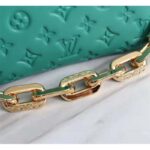Louis Vuitton LV Women Coussin BB Handbag Emerald Monogram Embossed Puffy Lambskin - Image 7