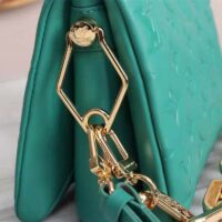 Louis Vuitton LV Women Coussin BB Handbag Emerald Monogram Embossed Puffy Lambskin (12)