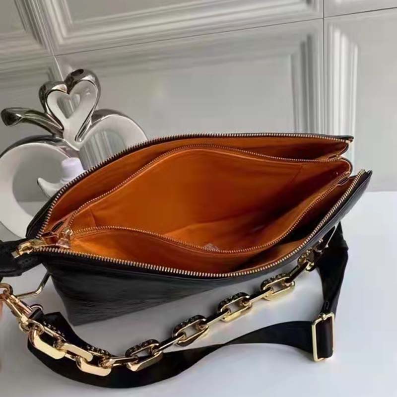 M59277 Louis Vuitton Monogram Embossed Puffy Coussin PM Handbag