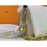 Louis Vuitton LV Women Coussin PM Cream Monogram-Embossed Puffy Lambskin Calfskin – Image 8