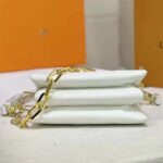 Louis Vuitton LV Women Coussin PM Cream Monogram-Embossed Puffy Lambskin Calfskin – Image 6