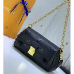 Louis Vuitton LV Women Favorite Black Monogram Empreinte Cowhide Leather – Bild 2
