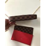 Louis Vuitton LV Women Félicie Pochette Brown Damier Ebene Coated Canvas - Image 7