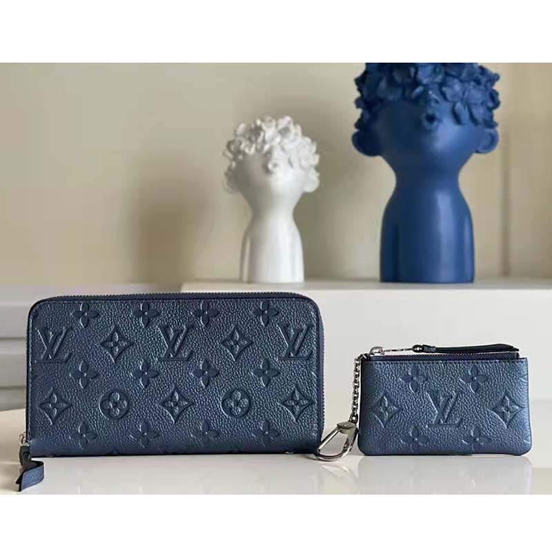 LV LV Women Félicie Pochette Bag in Monogram Empreinte Leather Navy in 2023