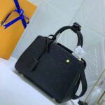 Louis Vuitton LV Women Montaigne MM Handbag Monogram Empreinte Black - immagine 3