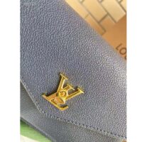 Louis Vuitton LV Women Mylockme Chain Pochette Navy Soft Grained Calfskin