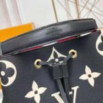 Louis Vuitton LV Women NéoNoé MM Bucket Bag Black Embossed Grained Cowhide Leather – Image 6