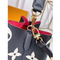 Louis Vuitton LV Women NéoNoé MM Bucket Bag Black Embossed Grained Cowhide Leather (1)