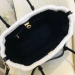 Louis Vuitton LV Women On My Side MM Handbag Black Shearling Grained Calf - Imagen 9