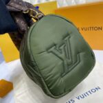 Louis Vuitton LV Women Speedy Bandoulière 25 Handbag Green Econyl Mini Monogram Canvas - immagine 8