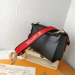 Louis Vuitton LV Women Twist MM Handbg Black Epi Grained Cowhide Leather - Imagen 4