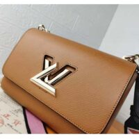 Louis Vuitton LV Women Twist MM Handback Honey Gold Epi Grained Cowhide