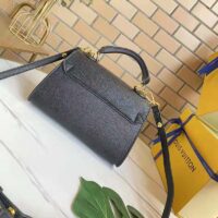 Louis Vuitton LV Women Twist One Handle PM Handbag Black Taurillon Cowhide (1)