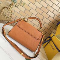 Louis Vuitton LV Women Twist One Handle PM Handbag Brown Taurillon Cowhide (2)