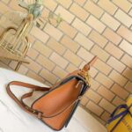 Louis Vuitton LV Women Twist One Handle PM Handbag Brown Taurillon Cowhide - Image 5