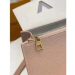 Louis Vuitton LV Women Twist One Handle PM Handbag Pink Greige Taurillon Cowhide - Image 9