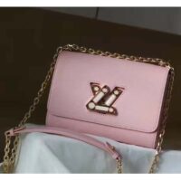Louis Vuitton LV Women Twist PM Handback Rose Jasmin Epi Cowhide Leather (1)