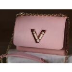 Louis Vuitton LV Women Twist PM Handback Rose Jasmin Epi Cowhide Leather - Image 4