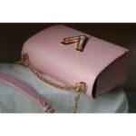 Louis Vuitton LV Women Twist PM Handback Rose Jasmin Epi Cowhide Leather - Image 8