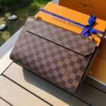 Louis Vuitton LV Women Vavin PM Wallet in Damier Ebene Coated Canvas-Brown - Image 3