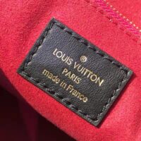 Louis Vuitton LV Women Vavin Chain Wallet in Damier Ebene Coated Canvas-Brown (1)