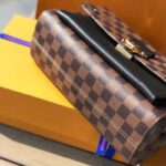 Louis Vuitton LV Women Vavin PM Wallet Black Damier Ebene Coated Canvas - Image 5