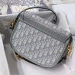 Dior Unisex Medium Dior Bobby Bag Gray Dior Oblique Jacquard - Bild 5