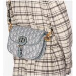 Dior Unisex Medium Dior Bobby Bag Gray Dior Oblique Jacquard - Bild 14