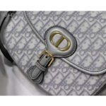Dior Unisex Medium Dior Bobby Bag Gray Dior Oblique Jacquard - Bild 9
