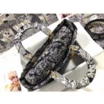 Dior Unisex Small Dior Book Tote Blue Toile De Jouy Embroidery – Bild 7