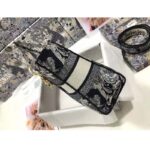 Dior Unisex Small Dior Book Tote Blue Toile De Jouy Embroidery – Bild 5