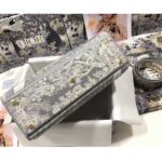 Dior Unisex Small Dior Book Tote Grey Toile De Jouy Embroidery - Bild 5