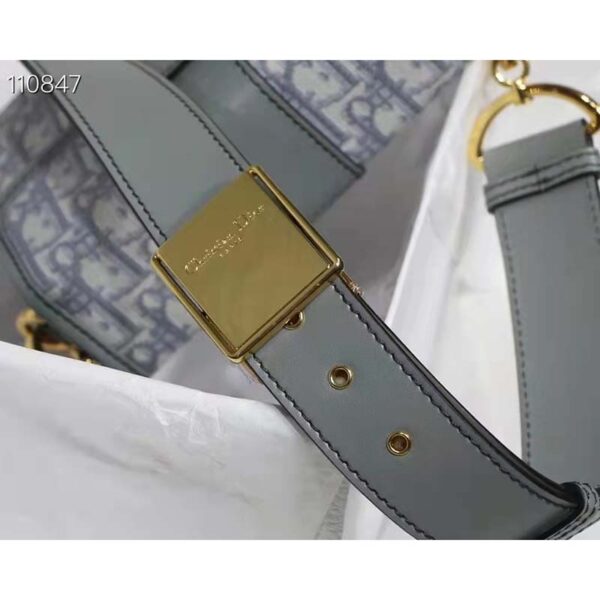 Dior Women 30 Montaigne Bag Gray Dior Oblique Jacquard (11)